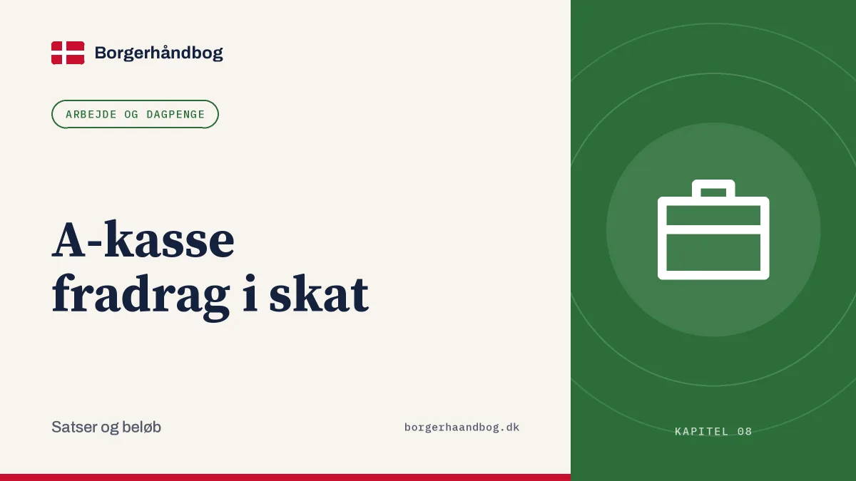 A-kasse fradrag i skat