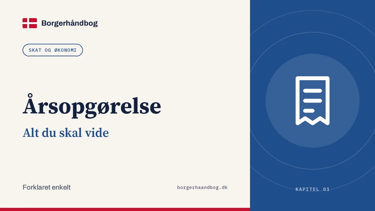 Årsopgørelse: Alt du skal vide
