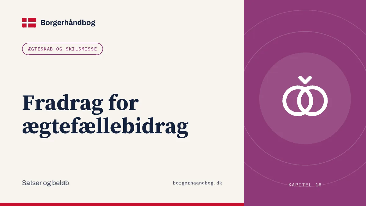 Fradrag for ægtefællebidrag
