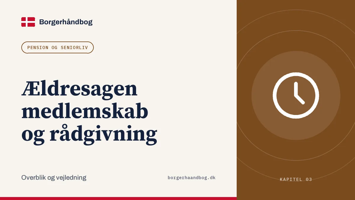 Ældresagen medlemskab og rådgivning
