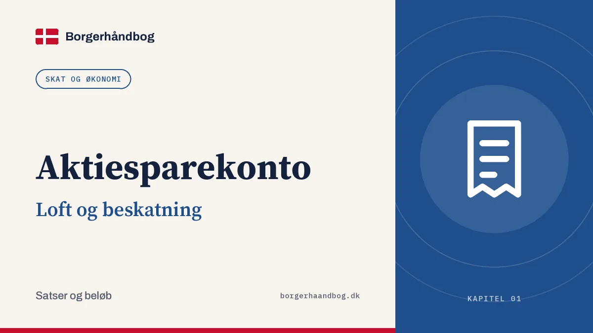 Aktiesparekonto: Loft og beskatning