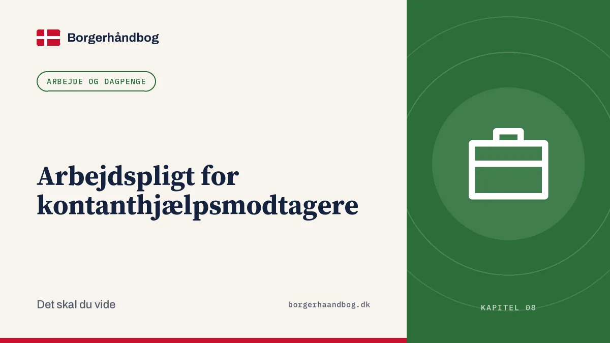 Arbejdspligt for kontanthjælpsmodtagere