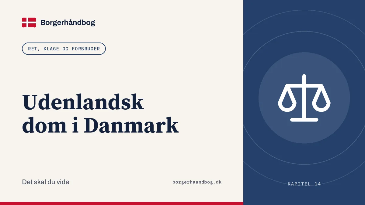 Udenlandsk dom i Danmark