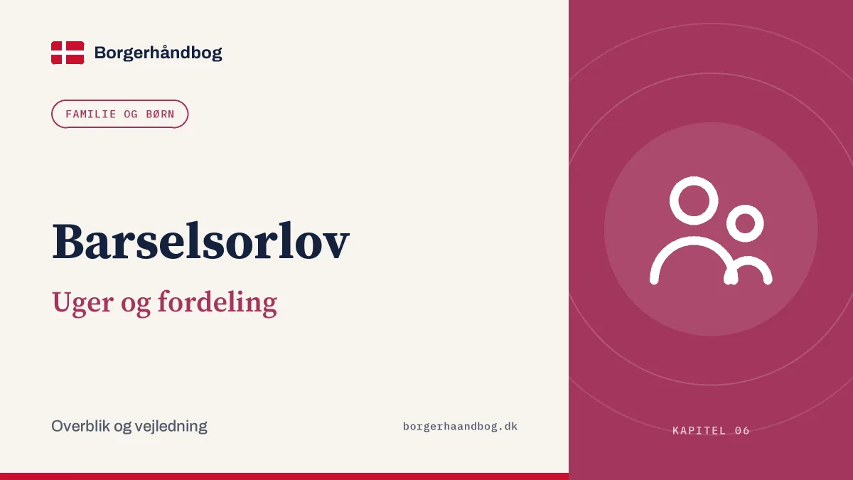 Barselsorlov: Uger og fordeling