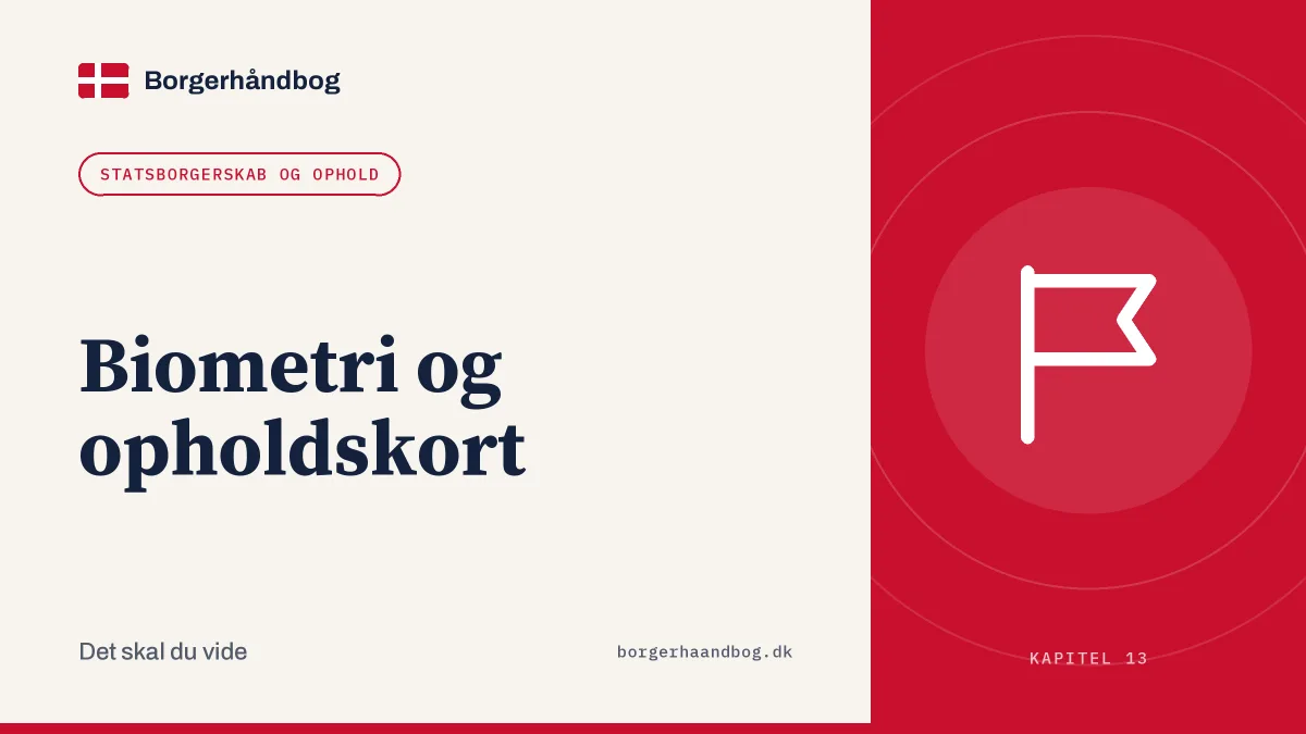Biometri og opholdskort