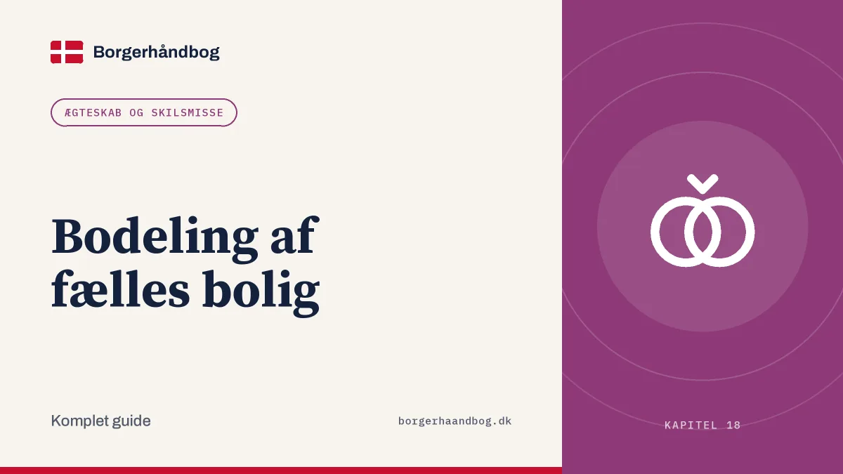 Bodeling af fælles bolig