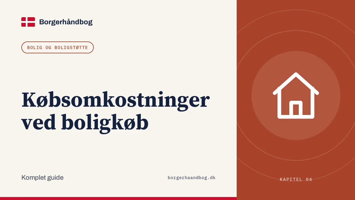 Købsomkostninger ved boligkøb
