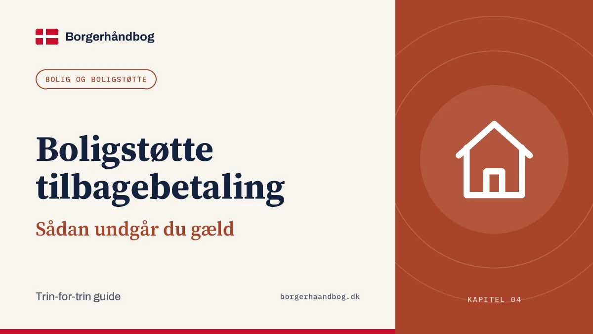 Boligstøtte tilbagebetaling: Sådan undgår du gæld