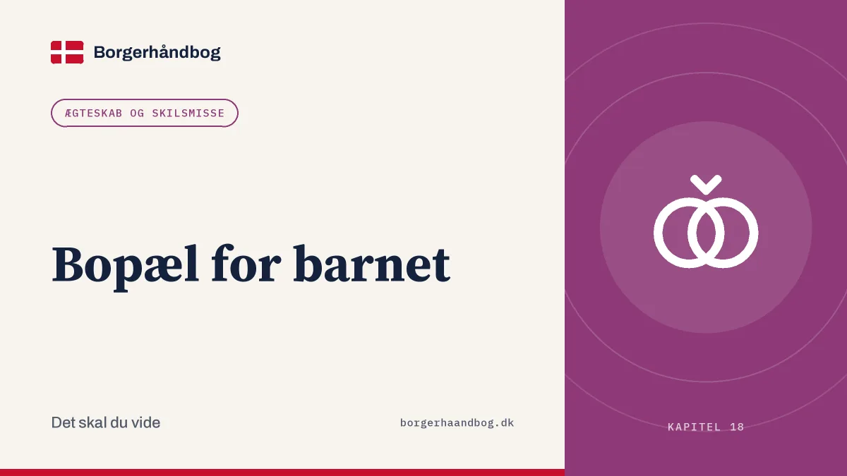 Bopæl for barnet
