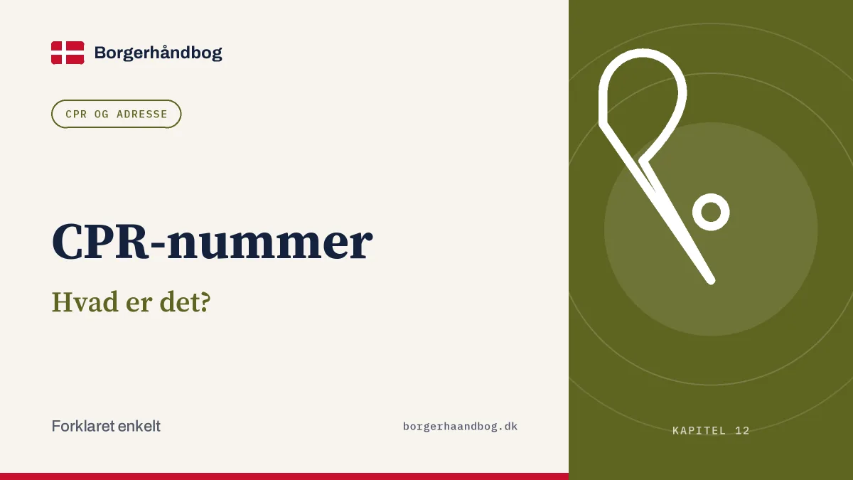 CPR-nummer: Hvad er det?