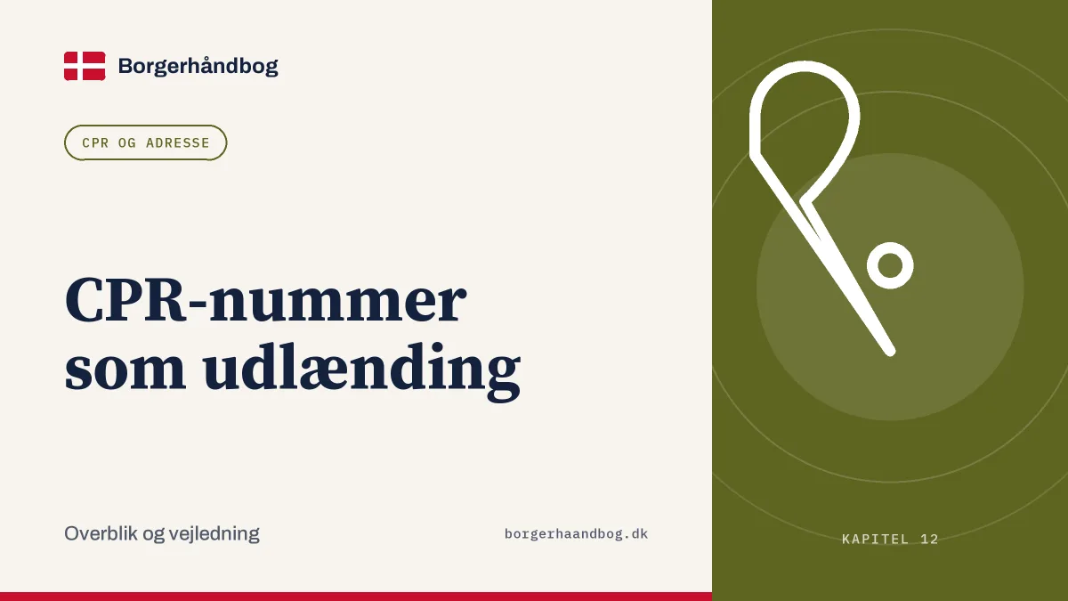 CPR-nummer som udlænding