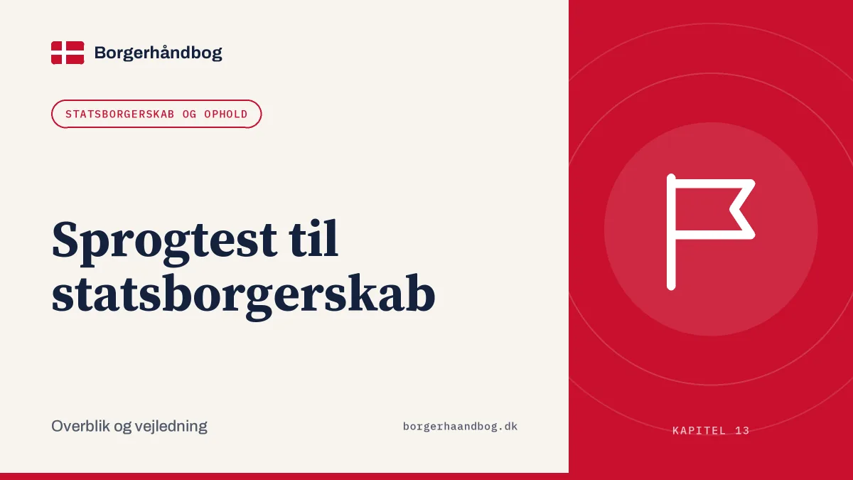Sprogtest til statsborgerskab