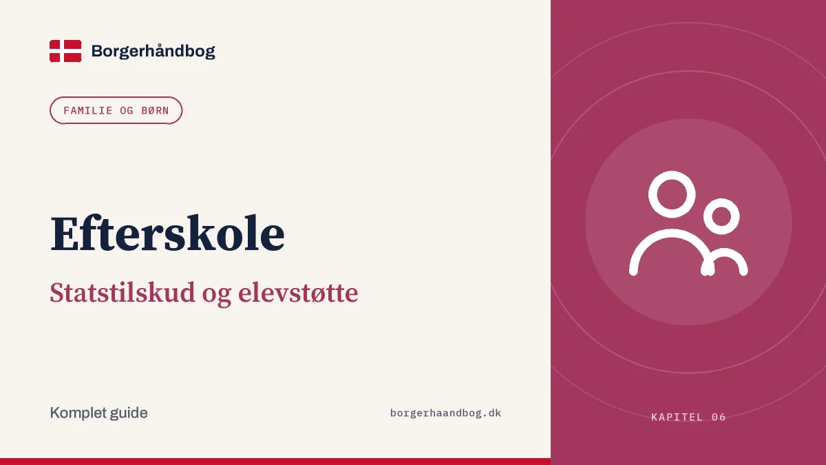 Efterskole: Statstilskud og elevstøtte