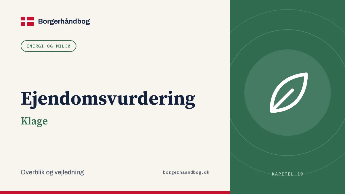Ejendomsvurdering: Klage