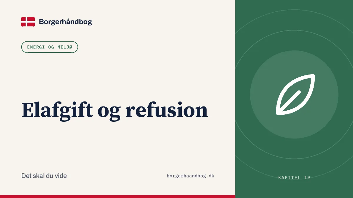 Elafgift og refusion