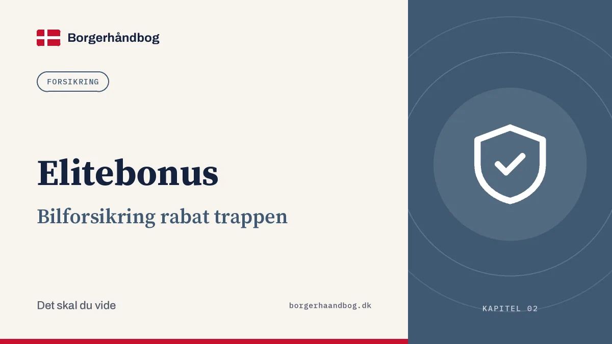 Elitebonus: Bilforsikring rabat trappen
