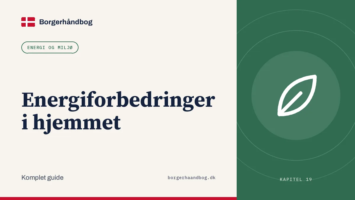 Energiforbedringer i hjemmet