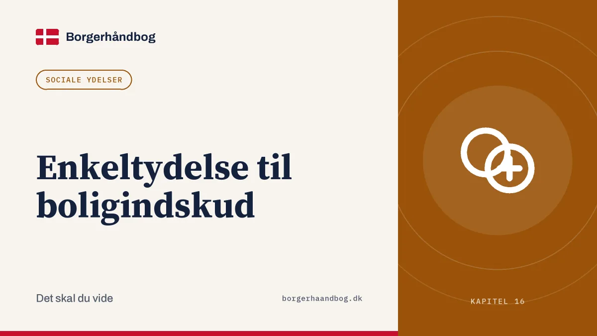 Enkeltydelse til boligindskud