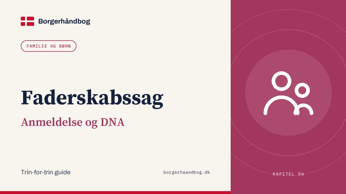 Faderskabssag: Anmeldelse og DNA