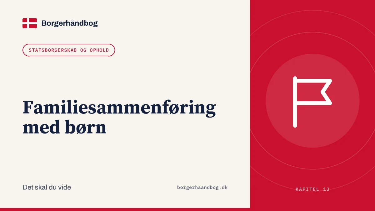 Familiesammenføring med børn