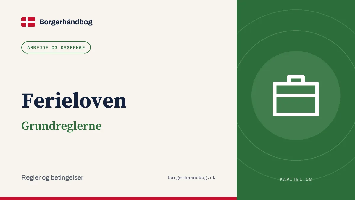 Ferieloven: Grundreglerne