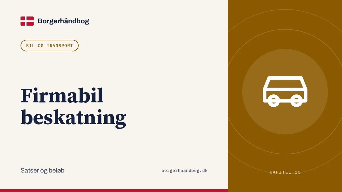 Firmabil beskatning