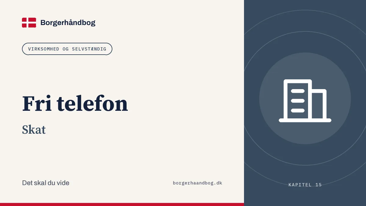 Fri telefon: Skat