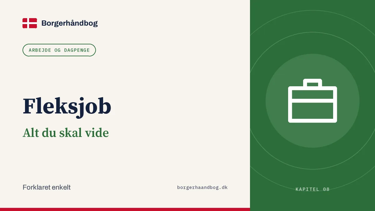 Fleksjob: Alt du skal vide