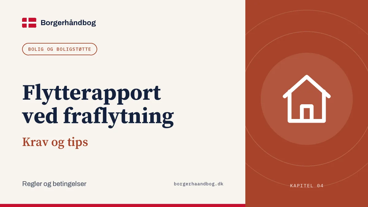 Flytterapport ved fraflytning: Krav og tips