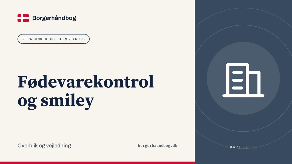 Fødevarekontrol og smiley