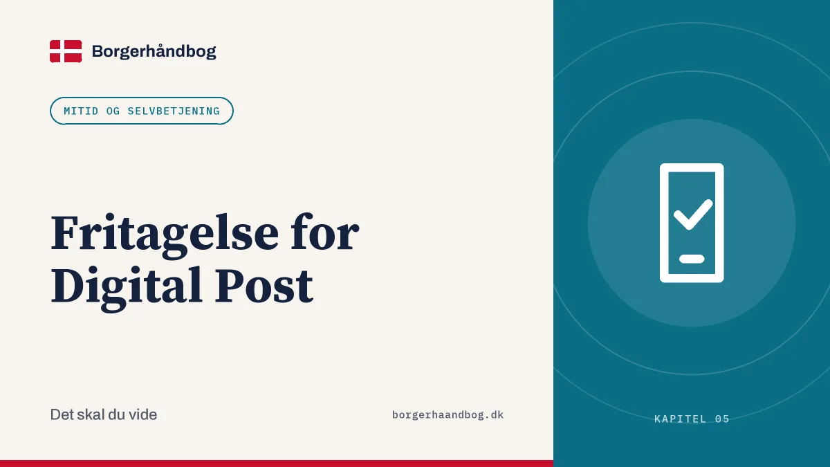 Fritagelse for Digital Post