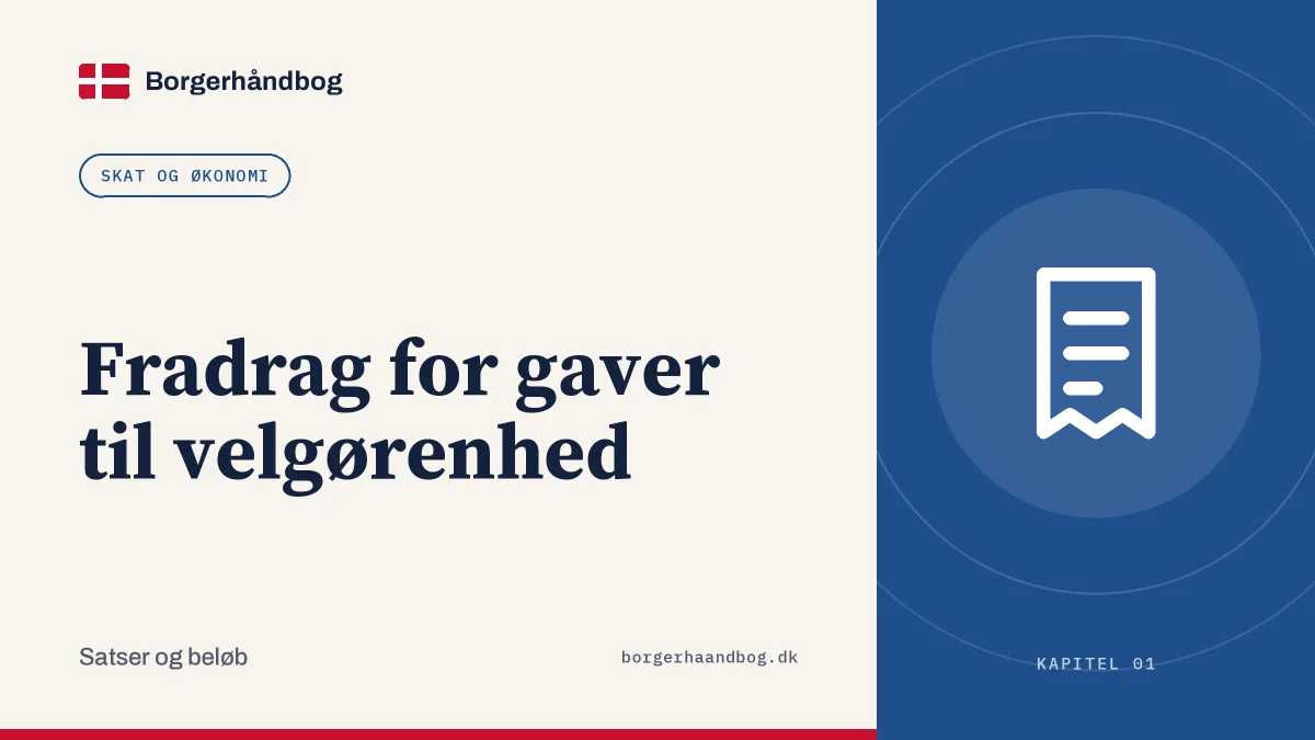 Fradrag for gaver til velgørenhed