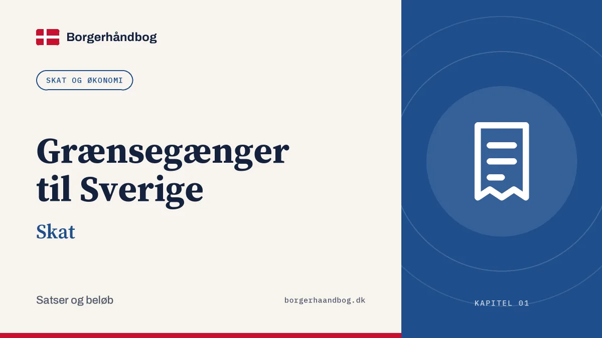 Grænsegænger til Sverige: Skat