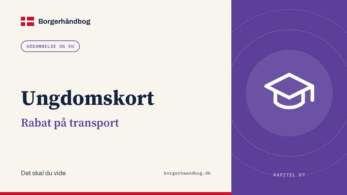 Ungdomskort: Rabat på transport