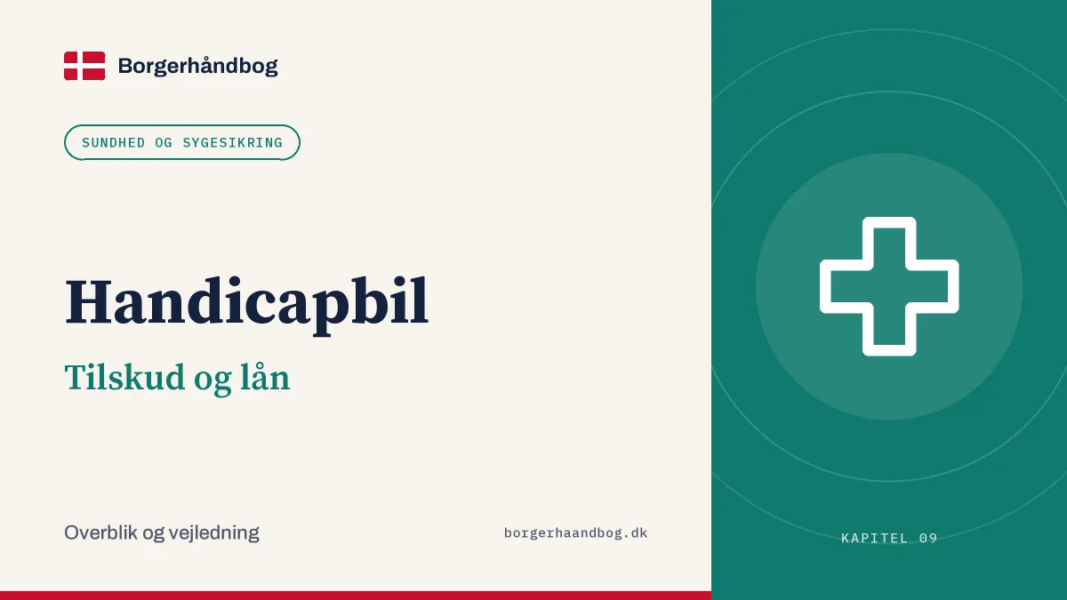 Handicapbil: Tilskud og lån