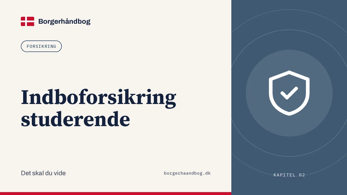 Indboforsikring studerende