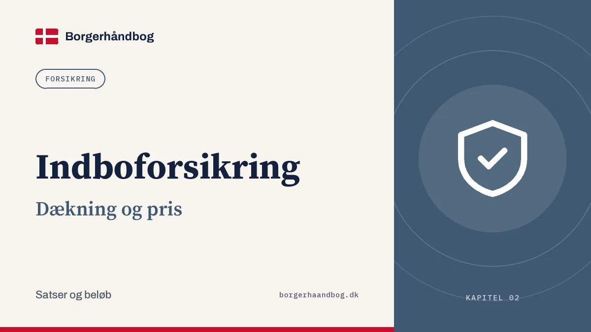 Indboforsikring: Dækning og pris