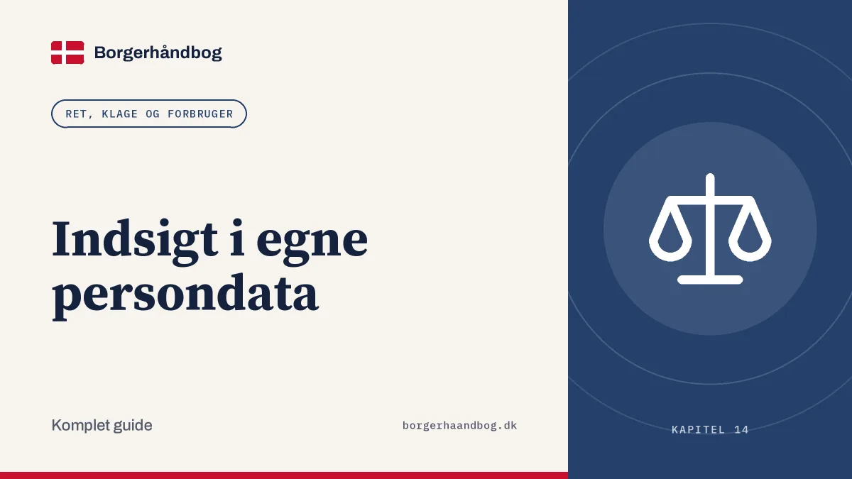 Indsigt i egne persondata