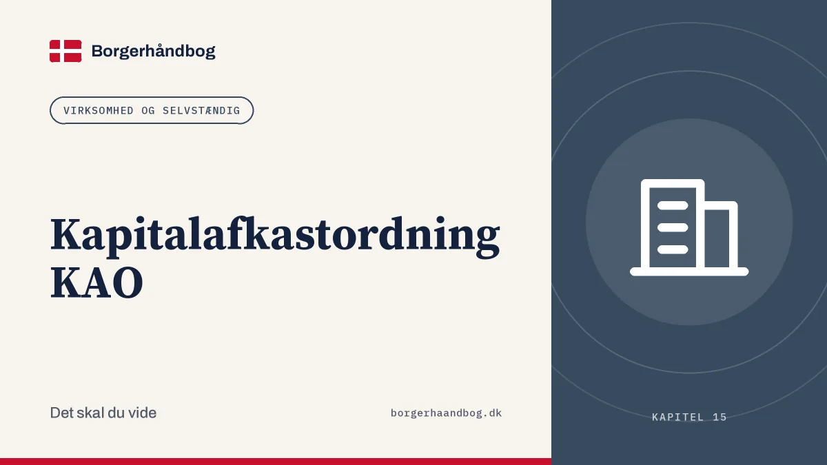 Kapitalafkastordning KAO