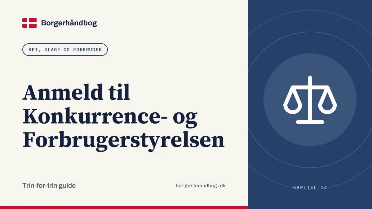 Anmeld til Konkurrence- og Forbrugerstyrelsen