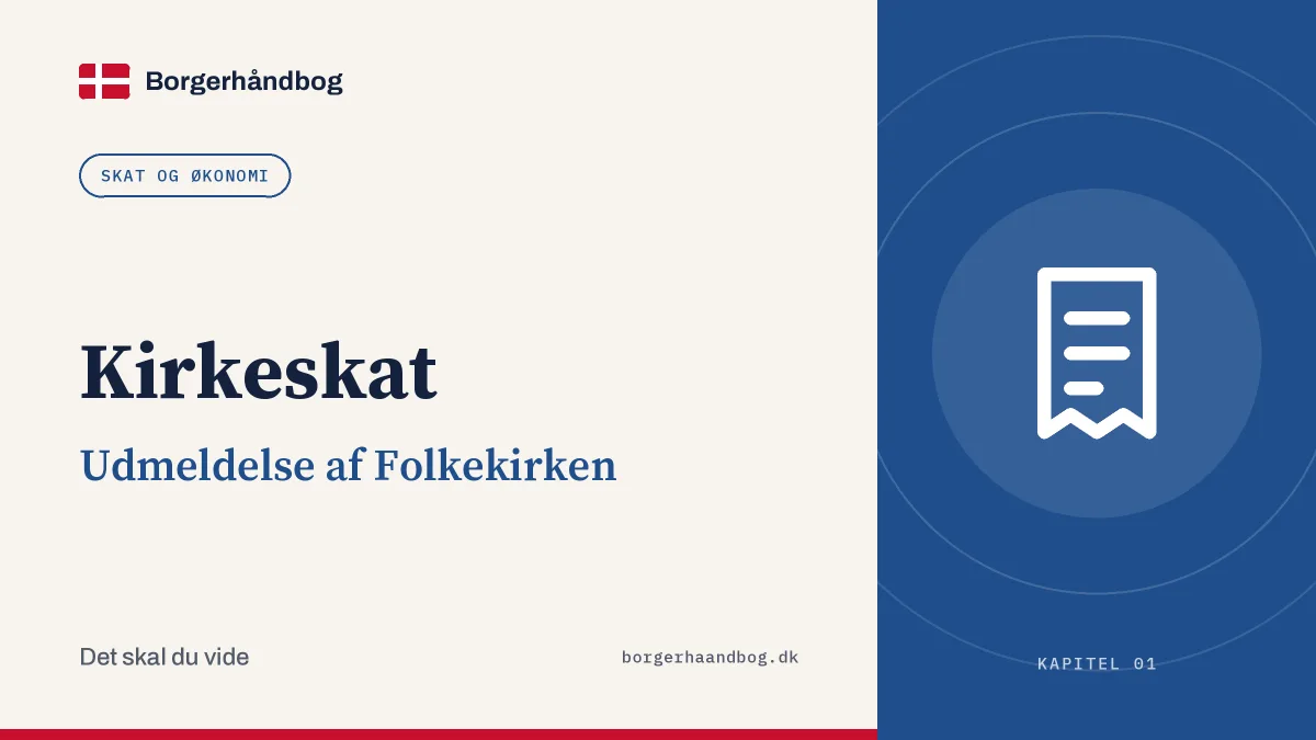 Kirkeskat: Udmeldelse af Folkekirken