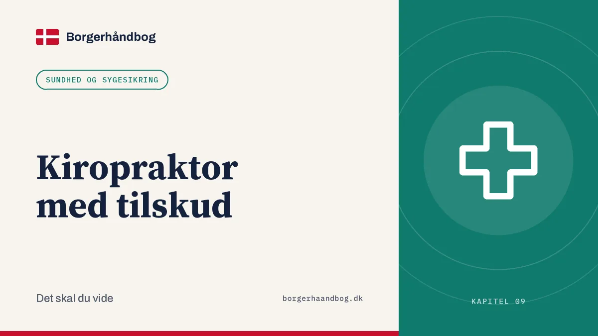 Kiropraktor med tilskud