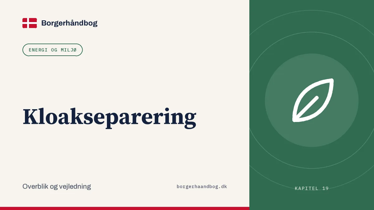 Kloakseparering