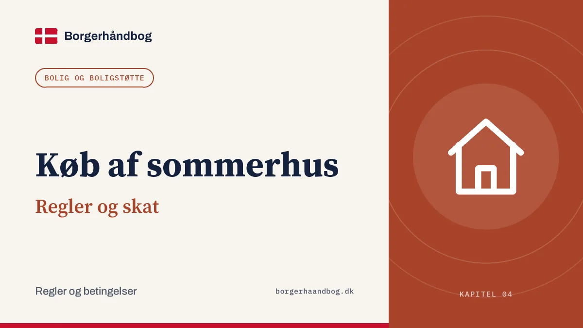Køb af sommerhus: Regler og skat