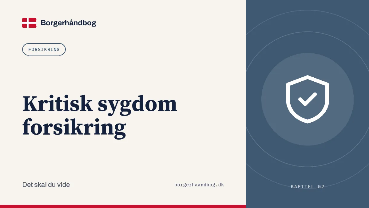 Kritisk sygdom forsikring