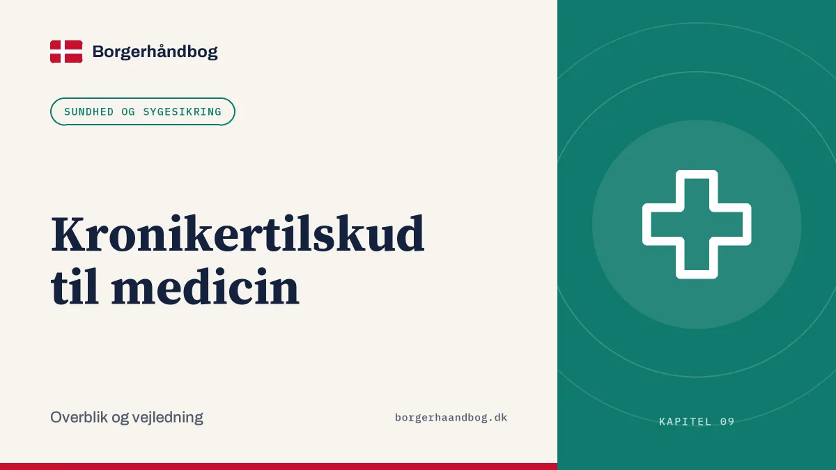 Kronikertilskud til medicin