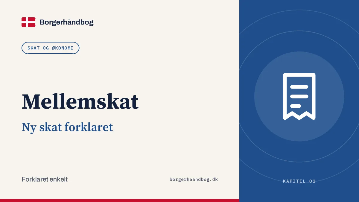 Mellemskat: Ny skat forklaret
