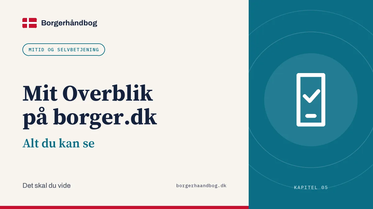 Mit Overblik på borger.dk: Alt du kan se
