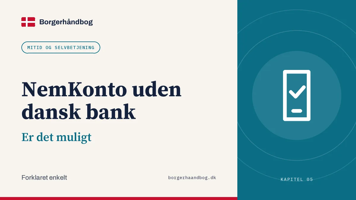 NemKonto uden dansk bank: Er det muligt