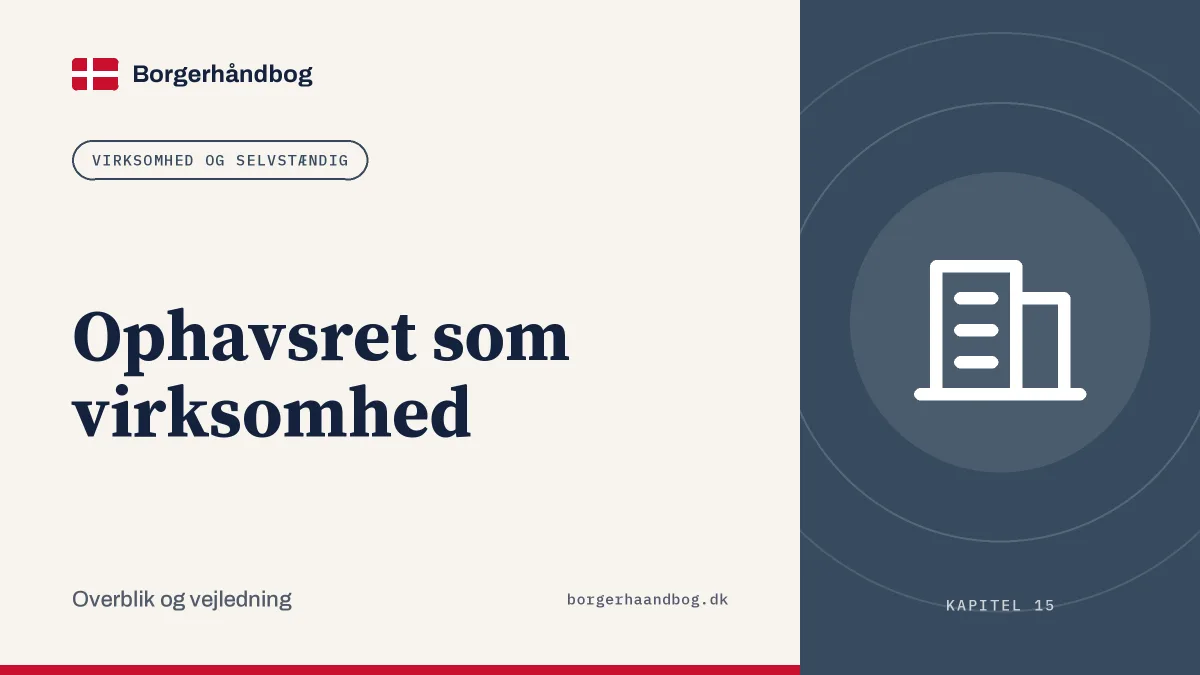Ophavsret som virksomhed